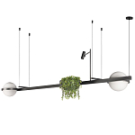 Подвесной линейный светильник Barbell варинант исполнения - 3 | Loft Concept в Челябинске