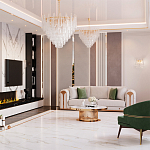 Бра с подвесками из рифленного стекла в форме капель Textured Glass варинант исполнения - 4 | Loft Concept в Челябинске