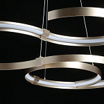 Люстра подвесная светодиодная в виде волнообразной ленты Ribbon Vortex варинант исполнения - 22 | Loft Concept в Челябинске