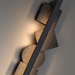 Бра вертикальное с черными кругами и квадратами Gravyura варинант исполнения - 2 | Loft Concept в Челябинске