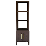 Этажерка Primo с тумбой шпон темный орех варинант исполнения - 1 | Loft Concept в Челябинске