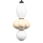 Подвесной светильник фигурный с керамическими элементами Light Fragrant варинант исполнения - 4 | Loft Concept в Челябинске