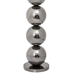 Торшер с основанием в виде металлических сфер Balance Floor Lamp Black варинант исполнения - 2 | Loft Concept в Челябинске