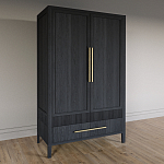 Шкаф платяной Primo с выдвижными ящиками шпон Светлый дуб варинант исполнения - 3 | Loft Concept в Челябинске