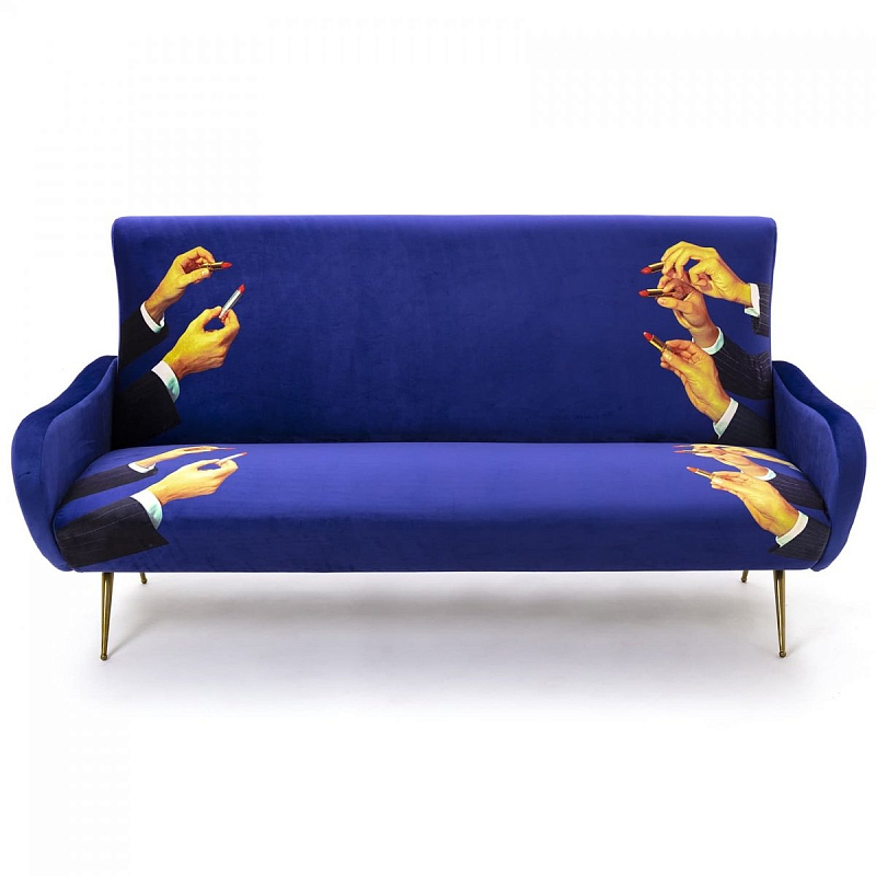 Диван Seletti Sofa Three Seater Lipsticks Фиолетовый Диван Seletti Sofa Three Seater Lipsticks Фиолетовый в Челябинске | Loft Concept