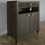 Комод Elsa Dreams Walnut Двухстворчатый  варинант исполнения - 3 | Loft Concept в Челябинске