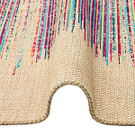 Ковер с геометрическим узором из комбинированного состава Full rhythm варинант исполнения - 2 | Loft Concept в Челябинске