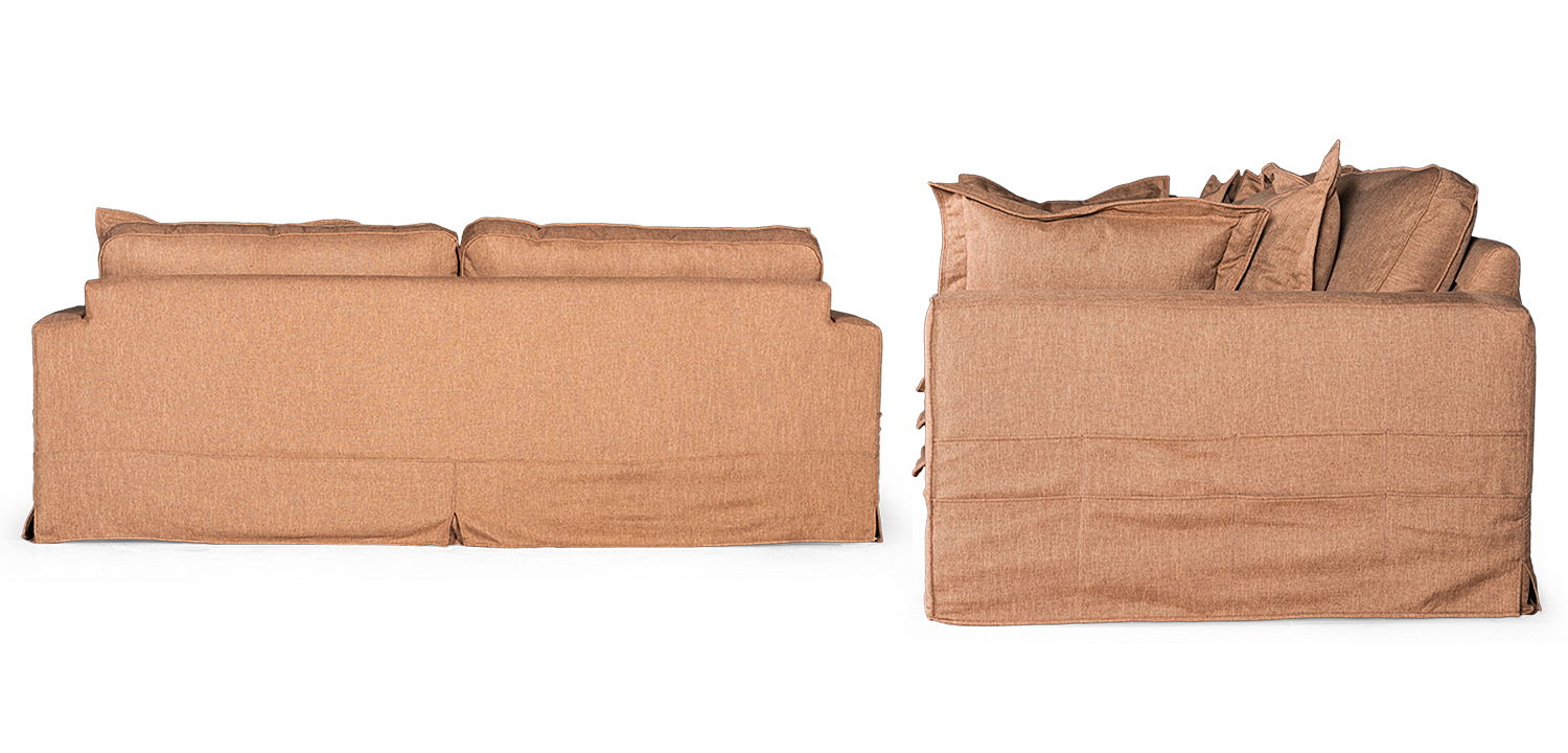 Диван Evelyn Textile Brown Sofa Диван Evelyn Textile Brown Sofa - Loft-Concept в Челябинске