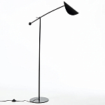 Торшер с поворотным плафоном Aracea Black Floor Lamp варинант исполнения - 13 | Loft Concept в Челябинске