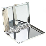 Портсигар на 10 сигарет с газовой зажигалкой из натурального камня Змеевик Светлый Stone Cigarettes Cases варинант исполнения - 2 | Loft Concept в Челябинске