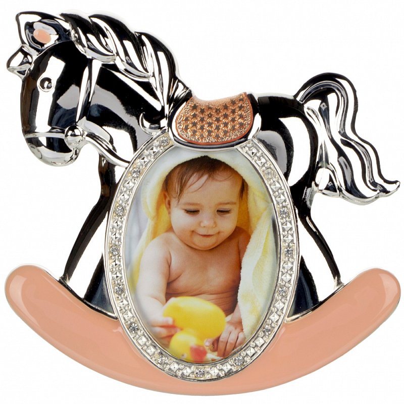 Фоторамка детская Childhood Corner Pony Серебристый Розовый Голубой Фоторамка детская Childhood Corner Pony Серебристый Розовый Голубой в Челябинске | Loft Concept
