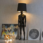 Лампа MALE MANNEQUIN LAMP с абажуром открытый позинг варинант исполнения - 3 | Loft Concept в Челябинске