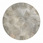 Кофейный столик с рельефной столешницей из металла Aplika Silver варинант исполнения - 3 | Loft Concept в Челябинске