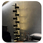 Торшер с каркасом из множества полок Links варинант исполнения - 1 | Loft Concept в Челябинске