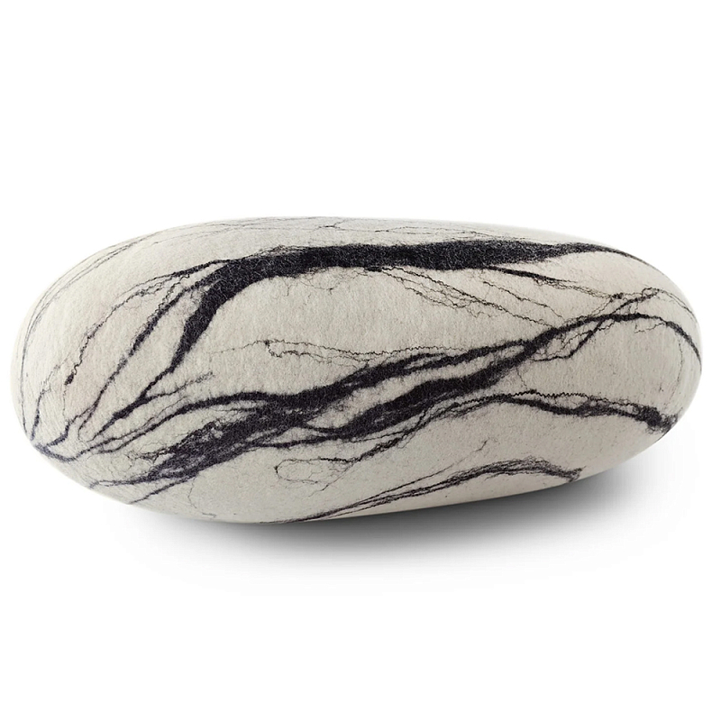 Пуф - Камень Nullah Черно-белый в Челябинске | Loft Concept 