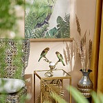 Подсвечник с двумя попугаями из фарфора на бронзовой ветке Eden Garden варинант исполнения - 6 | Loft Concept в Челябинске