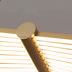 Люстра в виде распахнутых крыльев из тонких металлических планок Flight of Freedom варинант исполнения - 2 | Loft Concept в Челябинске