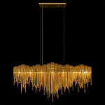 Люстра подвесная с металлическими дугами и длинными цепочками 115 см Atlantis Chain варинант исполнения - 5 | Loft Concept в Челябинске