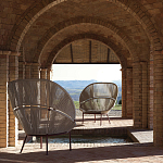 Дизайнерское уличное кресло с веревочной спинкой PETALO Armchair варинант исполнения - 10 | Loft Concept в Челябинске