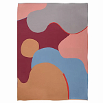 Плед из хлопка с абстрактным принтом Elysian Flow Ember варинант исполнения - 1 | Loft Concept в Челябинске