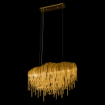 Люстра подвесная с металлическими цепочками и изогнутыми металлическими дугами 72 см Atlantis Chain варинант исполнения - 15 | Loft Concept в Челябинске