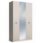 Шкаф трёхдверный с 1-ой зеркальной дверью Satin Furniture варинант исполнения - 1 | Loft Concept в Челябинске