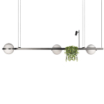 Подвесной линейный светильник Barbell варинант исполнения - 1 | Loft Concept в Челябинске