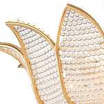 Люстра в форме тюльпана с лепестками из прозрачных стеклянных бусин Hanging Flowers варинант исполнения - 1 | Loft Concept в Челябинске