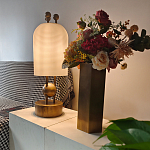 Настольная лампа в виде фонаря с белым фактурным абажуром Echoes of Light варинант исполнения - 4 | Loft Concept в Челябинске