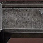 Консоль прямоугольная серая с 4-мя выдвижными ящиками Grany варинант исполнения - 4 | Loft Concept в Челябинске