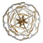 Люстра конусообразная с цветочными мотивами Light Floral Glow варинант исполнения - 6 | Loft Concept в Челябинске