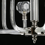 Люстра с 8-ю лампами и гранеными стеклянными плафонами Prism Gala варинант исполнения - 10 | Loft Concept в Челябинске