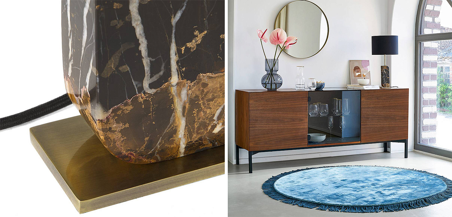 Настольная лампа Franca Marble Stand Настольная лампа Franca Marble Stand - Loft-Concept в Челябинске