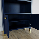 Книжный Стеллаж Elsa Dreams Blue с задней стенкой варинант исполнения - 3 | Loft Concept в Челябинске