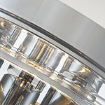 Потолочный светильник для ванных комнат с круглым стеклянным плафоном и тремя лампами Quoizel варинант исполнения - 8 | Loft Concept в Челябинске