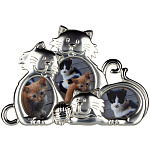 Фоторамка детская Childhood Corner Three cats варинант исполнения - 1 | Loft Concept в Челябинске
