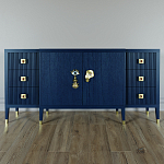 Большой Комод-буфет Elsa Dreams Blue с ящиками варинант исполнения - 5 | Loft Concept в Челябинске