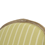 Кресло Ava Classical Armchair green striped flax варинант исполнения - 4 | Loft Concept в Челябинске