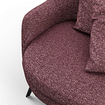 Мебельная ткань Шенилл фиолетовый цвет 138 см T4-25 варинант исполнения - 3 | Loft Concept в Челябинске