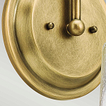 Бра с прозрачным стеклянным абажуром в форме цилиндра Kichler варинант исполнения - 10 | Loft Concept в Челябинске