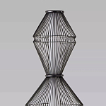 Торшер светодиодный с плетеным металлическим каркасом Metal Interweaving варинант исполнения - 3 | Loft Concept в Челябинске