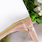 Барный стул золотистый из натурального бука с изображением птицы и цветов Blooming Birds варинант исполнения - 3 | Loft Concept в Челябинске