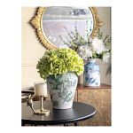 Ваза с зелеными цветочными и птичьими мотивами Vase Inspired by Nature варинант исполнения - 6 | Loft Concept в Челябинске