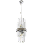 Подвесной светильник Deniel Crystal Hanging Lamp Chrome варинант исполнения - 2 | Loft Concept в Челябинске