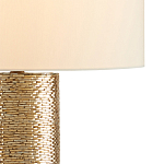 Настольная лампа золотая с цилиндрическим абажуром Golden Mosaic варинант исполнения - 1 | Loft Concept в Челябинске