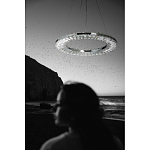 Люстра круглая с прозрачной хрустальной рамкой Maude Crystal Light варинант исполнения - 14 | Loft Concept в Челябинске