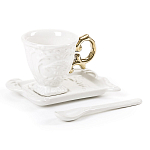 Кофейная пара Seletti I-Coffee Gold варинант исполнения - 1 | Loft Concept в Челябинске