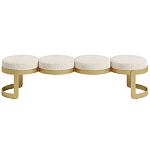 Дизайнерская Банкетка Leola латунь  варинант исполнения - 2 | Loft Concept в Челябинске