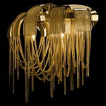 Бра с металиическими цепочками и дугообразными элементами Atlantis Chain варинант исполнения - 10 | Loft Concept в Челябинске