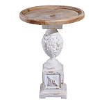 Приставной столик с резным античным узором Antique Engraving варинант исполнения - 1 | Loft Concept в Челябинске